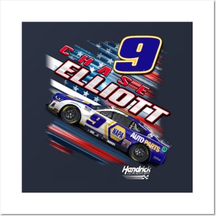 Chase Elliott Patriotic Posters and Art